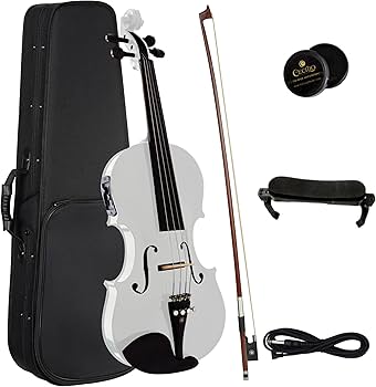 Amazon.com: Cecilio 4/4 Full Size Acoustic & Electric Violin for